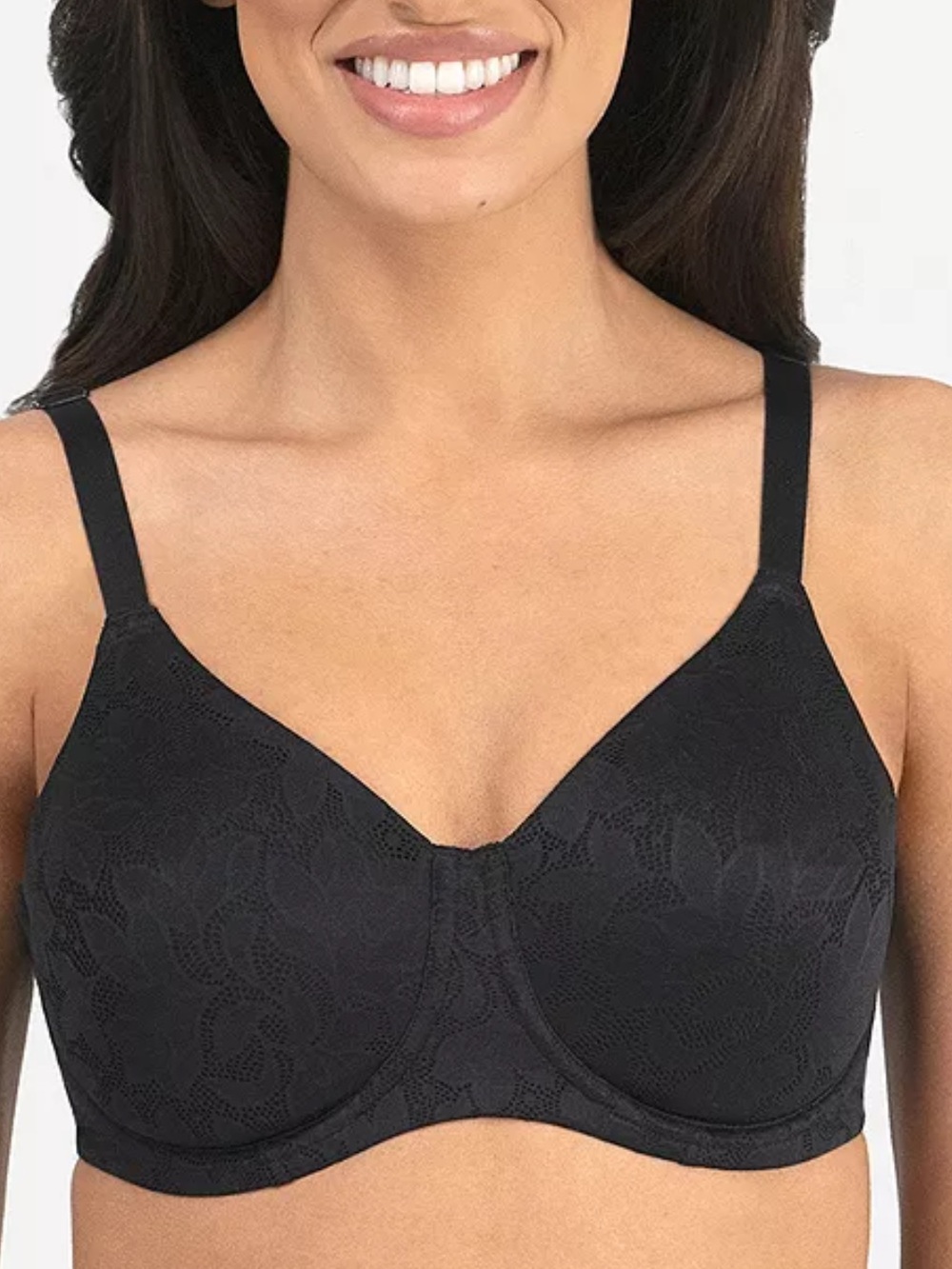 Dominique Jacqueline Jacquard Underwire Minimizer Bra 7018 Size 32G
